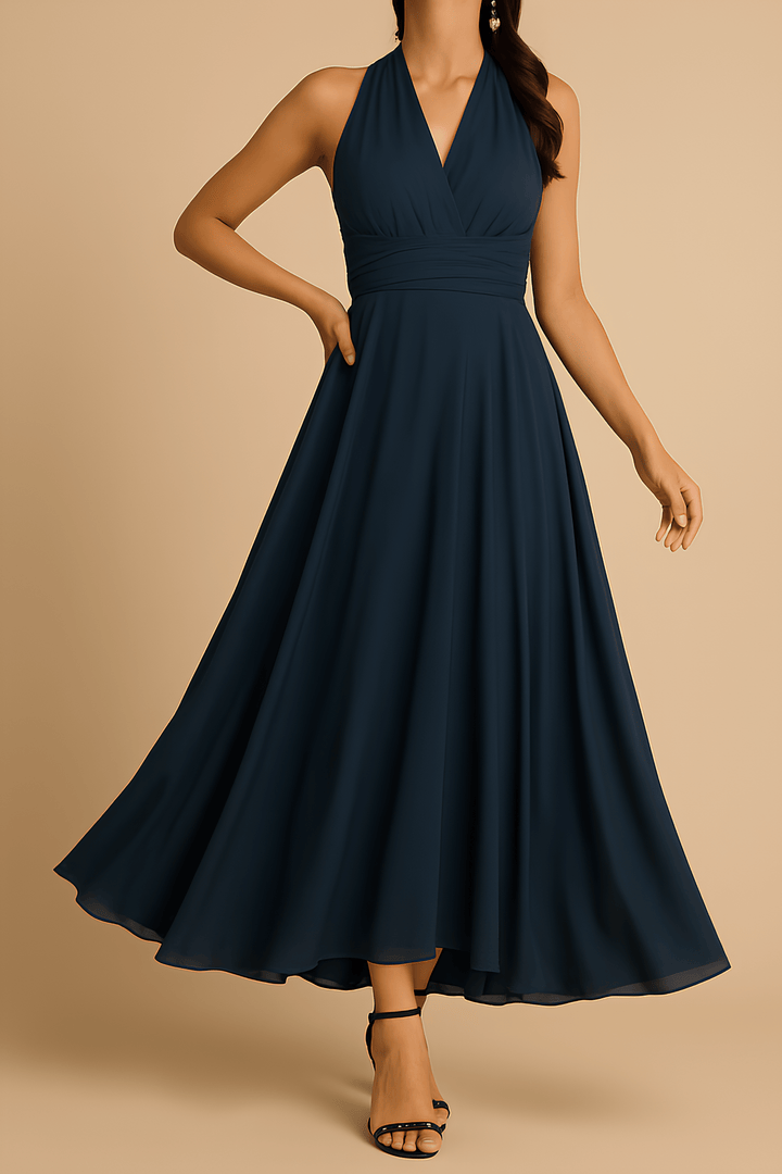 Wedding Guest Dress Navy – Timeless Elegant Gown