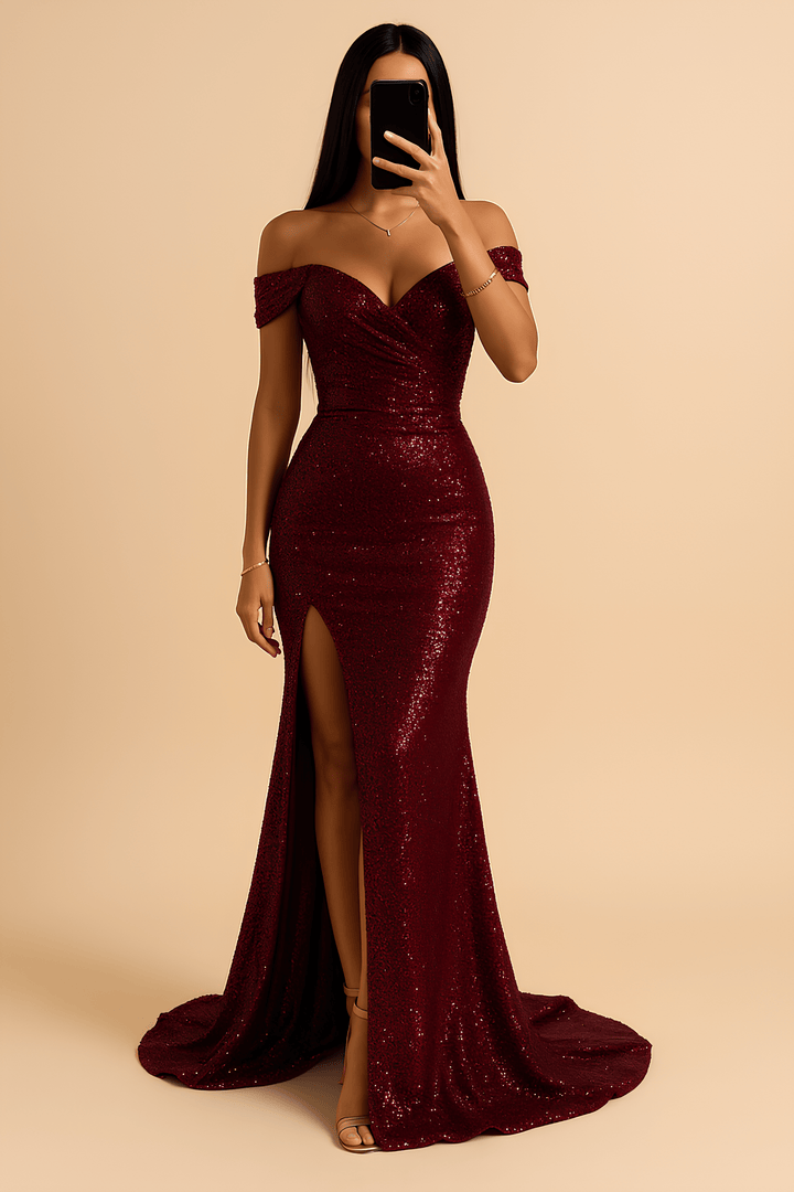 Wedding Dress Guest Red – Bold & Elegant Gown